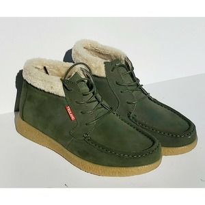 TRULAND Women’s US 8 Winter Boots – Suede Leather Fur Lined Ankle Boo